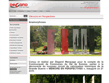 Tablet Screenshot of degandmarquage.fr